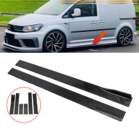 2M Side Rokuitbreidingen Splitters Glanzend Zwart voor VW Golf MK5 MK6 MK7 CC voor Ford Mustang Focus RS ST