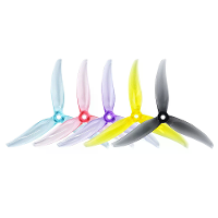 2Paar / 6Paar GEMFAN 5129.2 3 5129 5.1 Inch 3 bladige PC Propeller 5mm Gat voor RC FPV Racing Drones