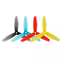 2Pairs / 6Pairs GEMFAN 5155 3 5155 5,1 Inch 3 bladige PC Propeller 5mm Gat voor F9A A Voetbal RC FPV Racer Drone
