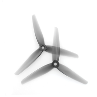 2Pairs HQProp 5.5*2.2*3 3 Blads 5.5 Inch Propeller Lichtgrijs Polycarbonaat voor FPV Racing RC Drone