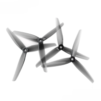 2Pairs HQProp 6X2.5X3 Lichtgrijze Polycarbonaat 3 blads Propeller Voor FPV Racing RC Drone
