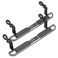 2PCS Alloy Side Metal Pedal Foot Step Panel Anti Skid Plate For Traxxas TRX 4 RC Crawler Car Parts