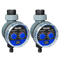 2PCS Aqualin Geautomatiseerde Tuin Water Timer met Sensor Compatibiliteit Handmatige Overname Aanpasbare Frequentie en L