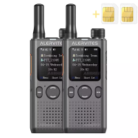 2Pcs Baofeng AT1 POC radio Maak Vrij Groepen Globale 4G Netwerk Walkie Talkie Oneindige Afstand draagbaar ALERVITES Ham