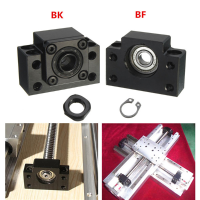 2Pcs Bk12 Bf12 Ball Screw End Supports For Ball Screw Sfu1605 Cnc Tool