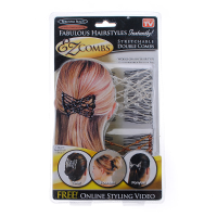 2Pcs Dense Beads Comb Hair Disk Hair Clip Hair Accessories