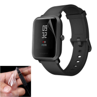 2PCS Hat Prince Scratch resistant Waterproof HD Thin Screen Protector For Xiaomi Amazfit Pace Lite
