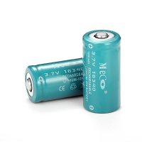 2Pcs Meco 3.7V 1200mah Reachargeable Cr123a/16340 Li Ion Battery