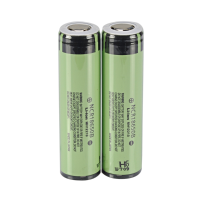 2Pcs Ncr18650b 3400mah 3.7V Gold Plating Rechargeable Li Ion Battery
