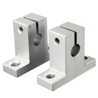 2Pcs Sk8 Linear Rail Shaft Guide Support 8mm Bearing Xyz Table Cnc Router Support