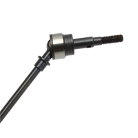 2Pcs Stainless Steel Cvd Drive Shaft For Front Axle For Axial Scx10 Crawler Rc Car Parts