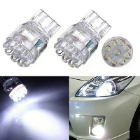 2PCS T20 LED Auto Lampen 9LED Signaal Achteruitrijremlicht Lampen 36LM Richtingsaanwijzer Achterlicht 12V Achteruitrijli