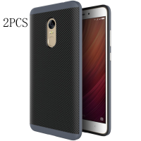 2Pcs Ucase Hybrid Silicone Back+pc Frame Protector Case For Xiaomi Redmi Note 4
