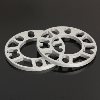 2Pcs Universal 10mm Alloy Aluminum Wheel Spacers Shims Plate 4 / 5 Stud Fit