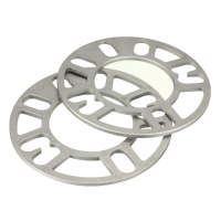 2Pcs Universal 5mm Alloy Aluminum Wheel Spacers Shims Plate 4 5 Stud Fit