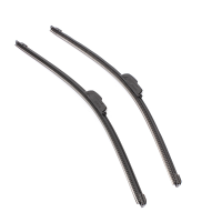 2Pcs Universal Car 20 Inch Windshield Wiper Blades Black With J Hook