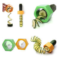 2Pcs Vegetable Cucumber Spiral Slicers Kitchen Gadgets Cooking Tools