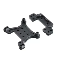 2PCS Wltoys 124018 1/12 RC Auto Reserve Voorkant Achteras Schokdemperplaat Bord 1856 Voertuigen Model Onderdelen