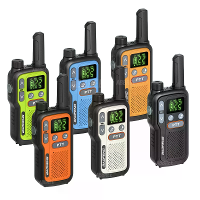 2Stuks Baofeng BF T18 Mini Walkie Talkie PMR446 Licentievrij 22 Kanalen 2W Vermogen Lange Bereik Type C Oplaadbaar NOAA