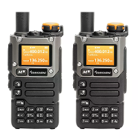 2Stuks Quansheng UV K58 5W Walkie Talkie Air Band Radio UHF VHF DTMF FM Scrambler NOAA Draadloze Frequentie Twee Wege Dr