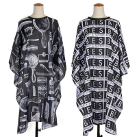 2Style Button Down Barbers Hair Cutting Cape