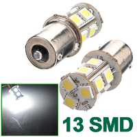 2X 1156 Ba15s Car 5050 Smd 13 Led White Turn Light Bulb Lamp