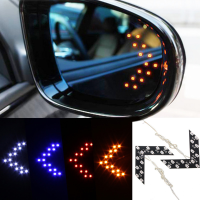 2X 14 Smd Led Arrow Panel Car Side Mirror Turn Signal Indicator Lights Bulbs