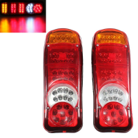 2X 40led Trailer Truck Van Caravan Stop Rear Tail Indicator Light 12v