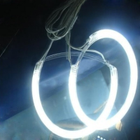 2X 7cm Car Ccfl Angel Eyes Halo Rings Headlight Lamp Light
