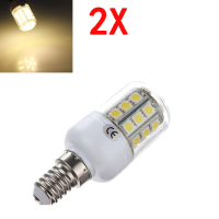 2X E14 3.2W Warm White 5050 Smd 30 Led Corn Bulb With Cover 220v