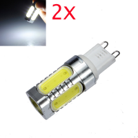 2X G9 7w Cob White Aluminum Led Corn Light Bulbs 220v