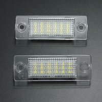 2X Led License Number Plate Light For Vw Caddy T5 Golf Passat