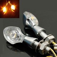 2X Motorbike Motorcycle Led Turn Signals Indicator Light E Mark 12v