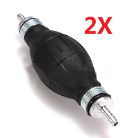 2X Rubber Fuel Primer Gasoline Pump Petrol Diesel