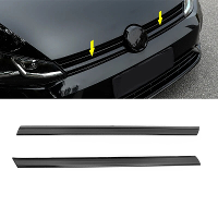 2X Voorkant Grille Strip Bumper Grill Trim Cover Golf Decoratieve Grille voor VW Golf 7 Golf 7.5