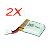 2X Walkera Genius Cp Helicopter Parts 3.7V 200mah Li Po Battery
