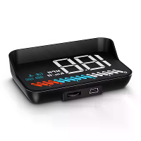 3,5 Inch LED scherm Auto HUD Head Up Display Auto OBD Universele Snelheidsmeter Watertemperatuur Hoge Definitie Schorsin