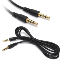 3.5Mm 1/8'' Male To Male 4 Pole Trrs Av Audio Extension Cable 1.2M/4feet