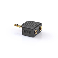 3,5Mm jack splitter verguld (10 stuks)