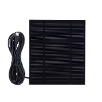 3,5W 5V Zonnepaneel Oplader Micro USB 150x130mm Monokristallijn 22% Hoge Conversie efficiëntie Draagbare Zonneoplader vo