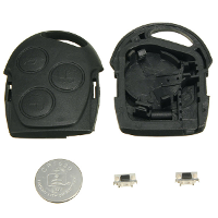 3 Buttons Remote Key Fob Case Kit For Ford Mondeo Fiesta Puma Focus Ka Transi