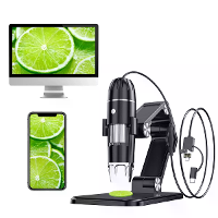 3 In 1 50X 1600X Draagbare Digitale Microscoop HD USB 8 LED Microscoop voor Android PC