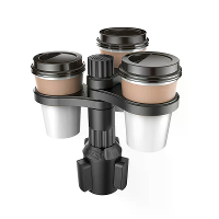 3 In 1 Auto Bekerhouder Uitbreider Multifunctionele Auto Centrale Bediening Bekerhouder Drankhouder 360 Graden Rotatie v