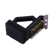 3 In 1 Barbecue Cleaning Brush Bbq Brush Cleaner