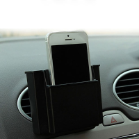 3 In 1 Car Storage Box Charging Air Vent Phone Holder Stand For Xiaomi Iphone Samsung