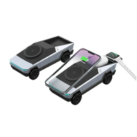 3 In 1 CyberDock Multi Function Draadloze Oplader Snellader Station Magnetische Telefoonstandaard Voor iPhone 16 15 Pro