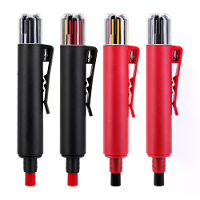3 In 1 Houtbewerker Potloodset Lange Neus 44mm Diepe Gat Marker Ingebouwde Slijper Pocket Clip 12 Loodjes Bouw Houtbewer