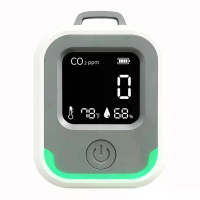 3 In 1 Koolmonoxidemelder draagbaar outdoor kamperen temperatuur en vochtigheid kooldioxide geluid  en lichtalarm CO det