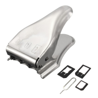 3 In 1 Sim Card Cutter Universal Micro Nano Sim For Iphone Samsung Htc