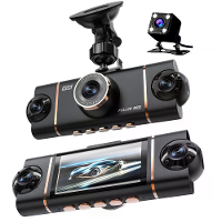 3 Inch IPS Scherm 4 Lens Auto Dashboard DVR Dash Camera Wifi Infrarood Nachtzicht G sensor 1920x1080P Video Resolutie
